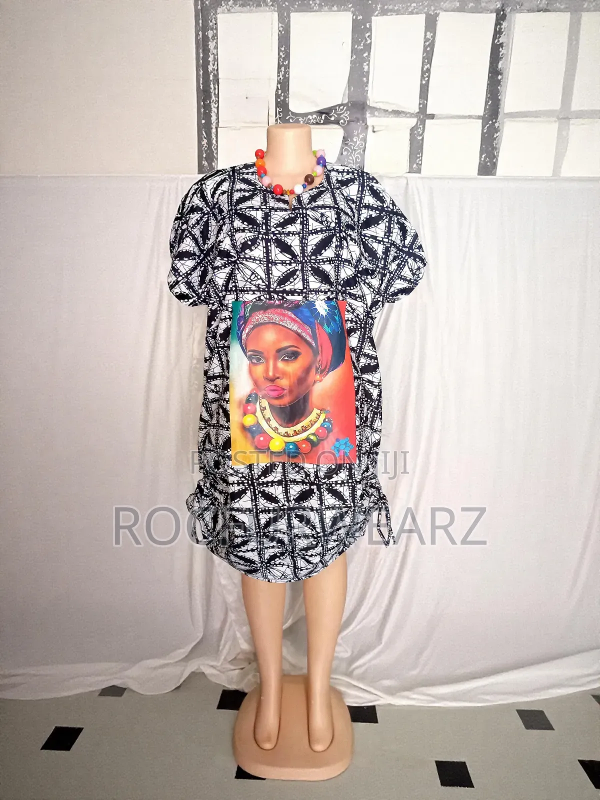 Ankara Patchwork Gown
