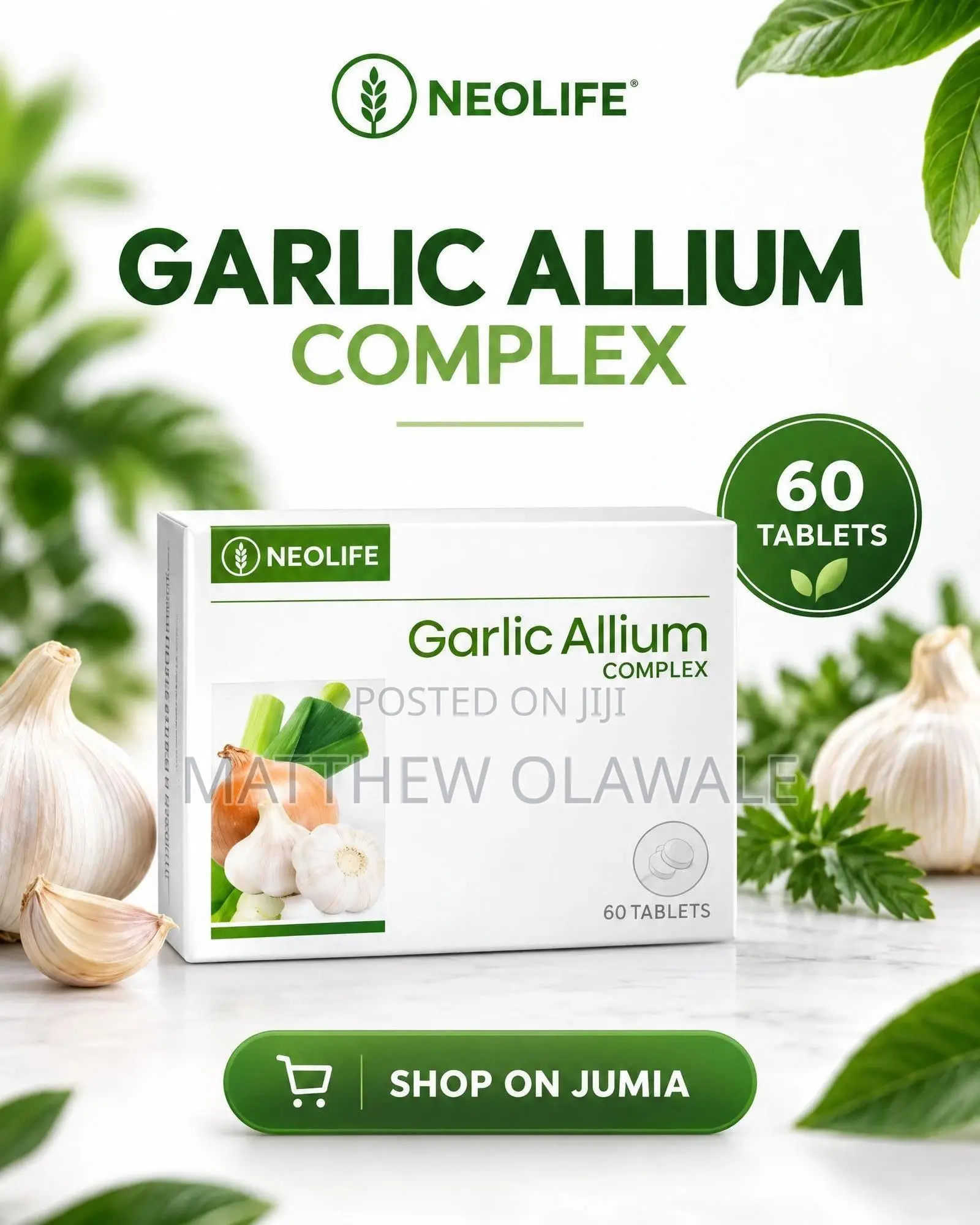 Garlic Allium Complex - 60 Tablets (Single)