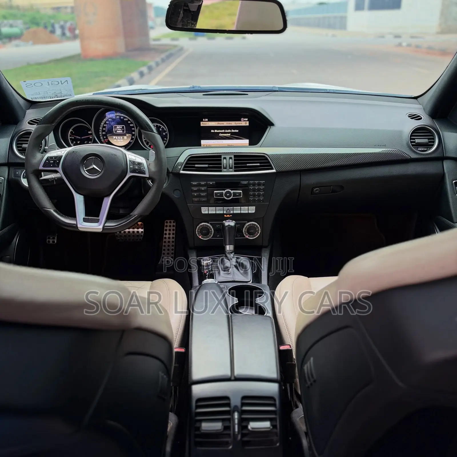 Mercedes-Benz C63 2013 White