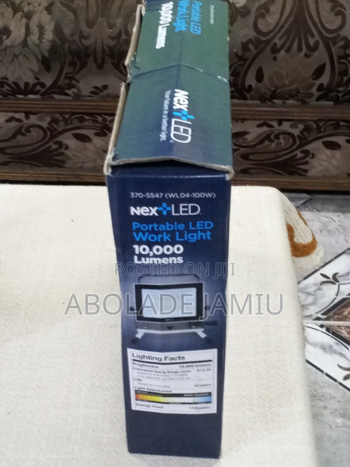 Next LED 10000 Lumens Portable Work Light Model 370-5547 (WL04-100W)