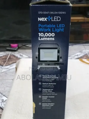Next LED 10000 Lumens Portable Work Light Model 370-5547 (WL04-100W)