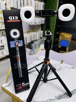 Q13 Ai Face Tracking Selfie Tripod With Double Fill Lights