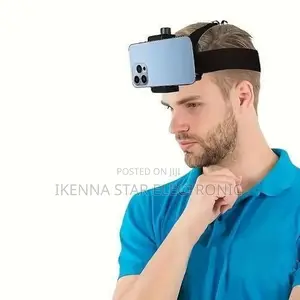 Head Mounted Camera Holder With Adjustable Nylon Strap for Most Head