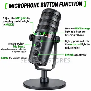 Condenser Microphone, MV7 Podcast Studio Mic