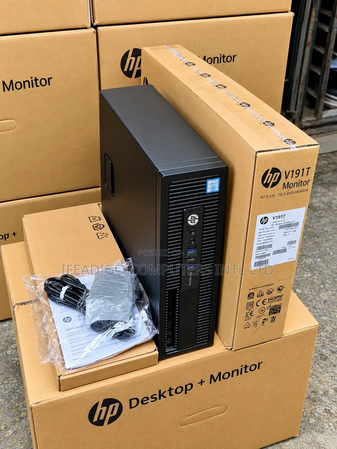 New Desktop Computer HP ProDesk 600 G1 8GB Intel Core i5 SSD 256GB