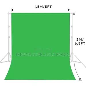 Photography & Cinema Green Studio Professional Background/Backdrop
