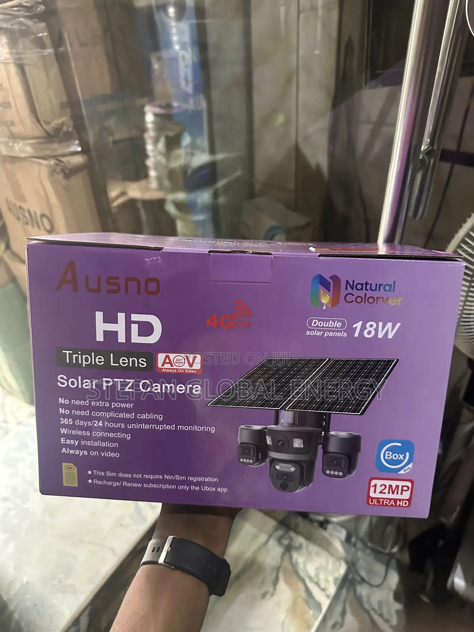 HD Tripple Lense Solar Camera