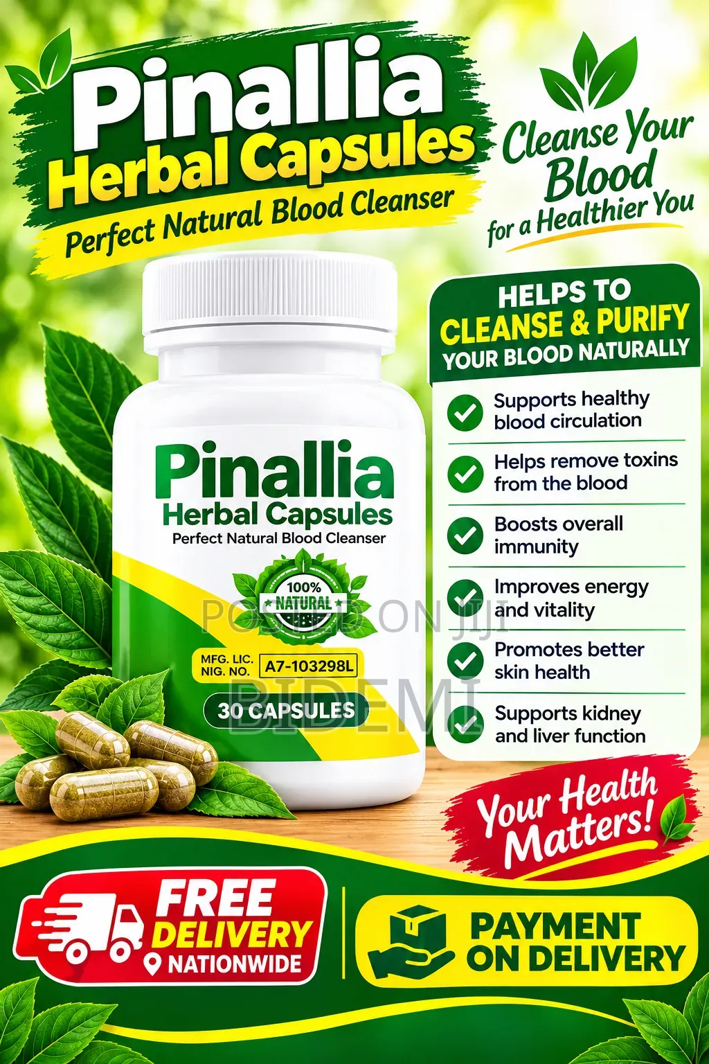 Pinallia Herbal Capsules