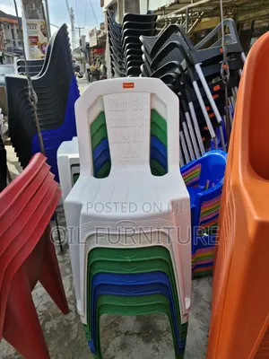 ​Durable Fujipower Stackable Plastic Sitting Chairs (Multiple Colors)