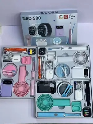 NEO500 Watch Kit Toothbrush Wireless Earphone Mini Fan , Power Bank