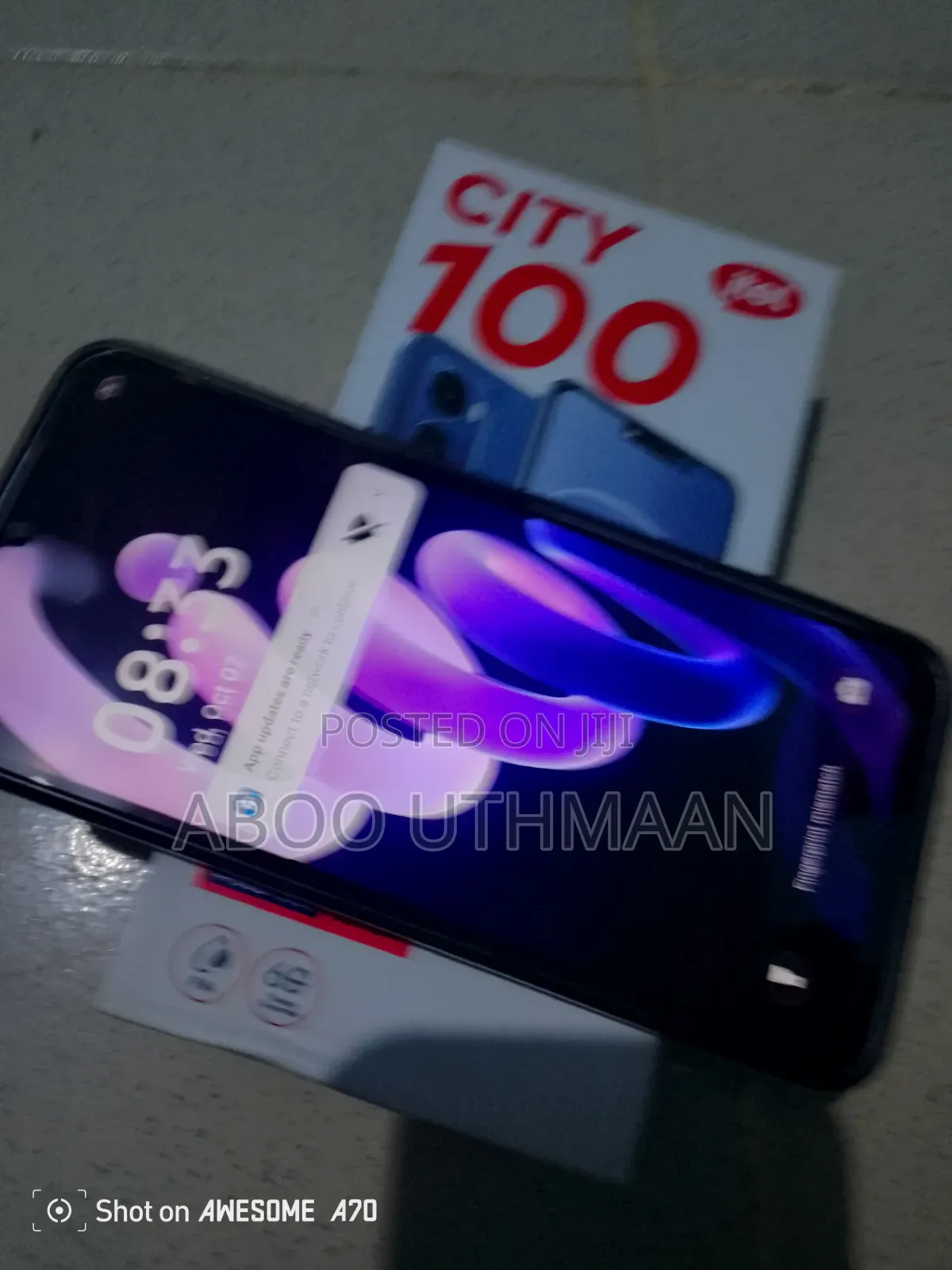 Itel City 100 128 GB Purple