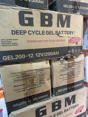200Ah .12V GBM Deep Cycle Gel Battery