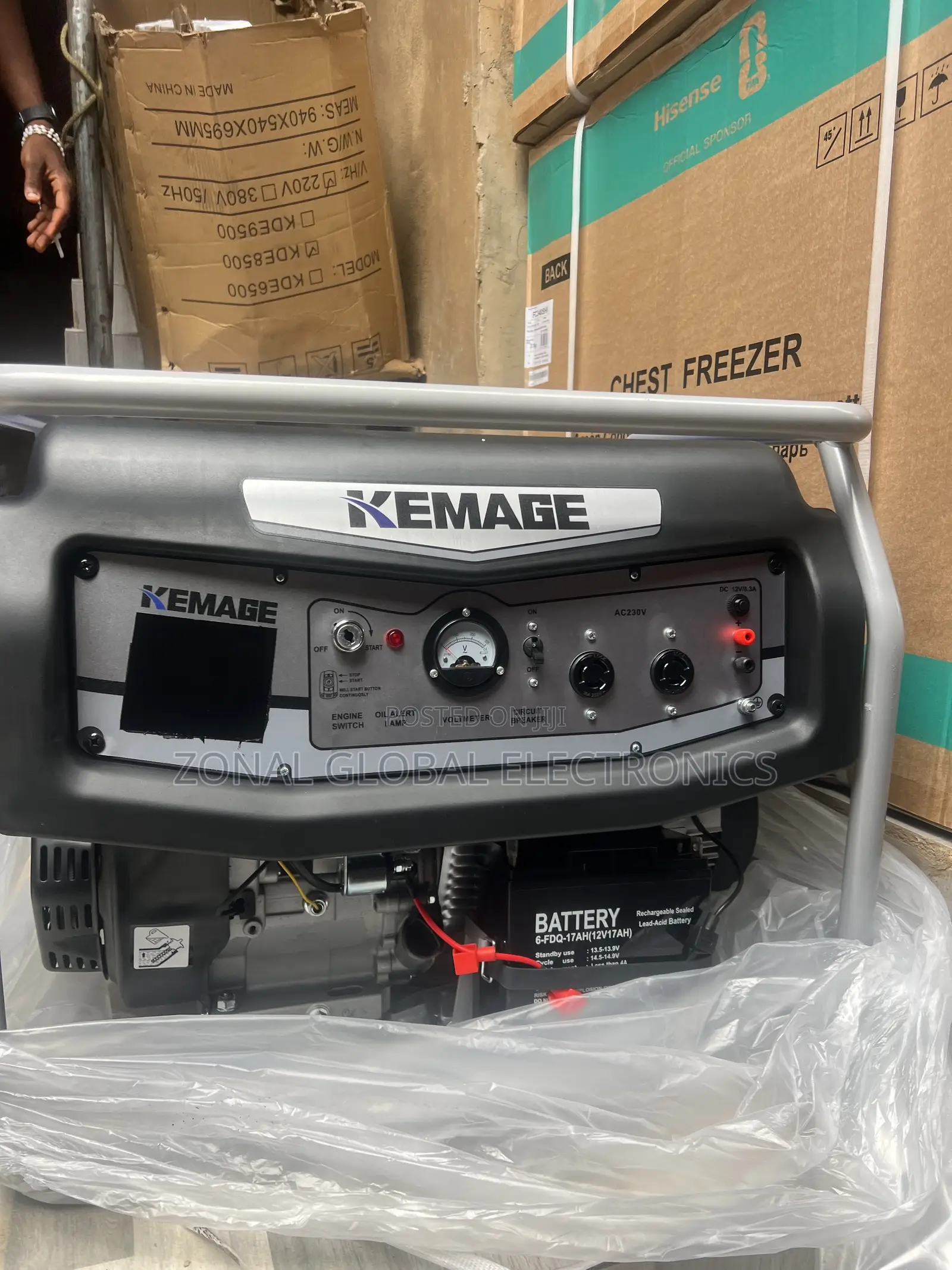 Kemage 5800 Generator 5.5KVA 100% Copper Coil