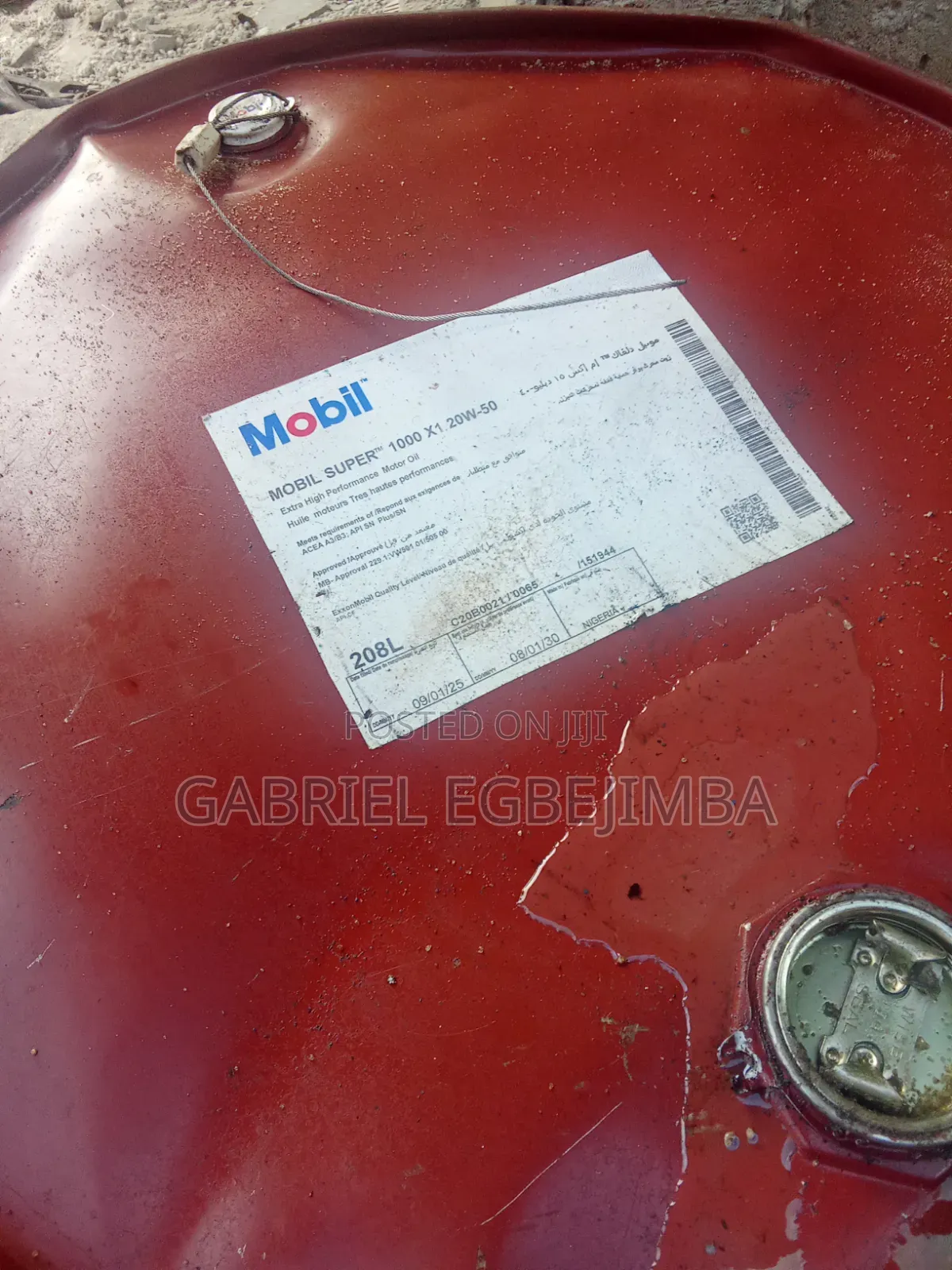 Mobile Oil Drun