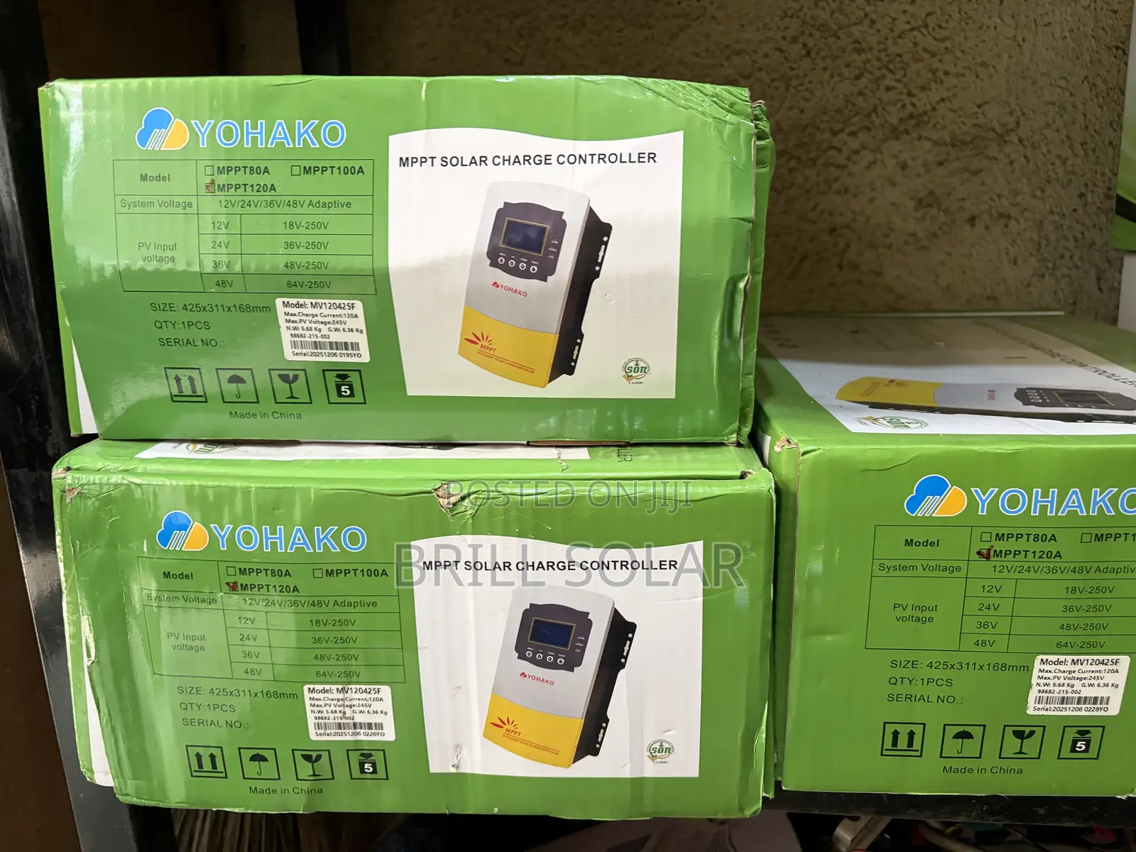 120A Yohako MPPT Solar Charge Controller