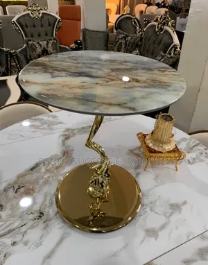 Gold Sculptural Base Pedest
