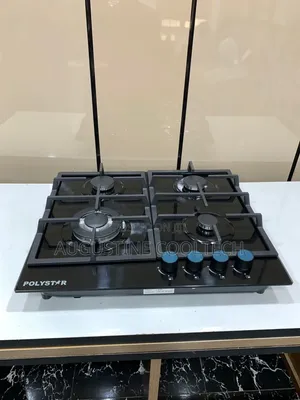 Brand New Polystar Inbuilt Gas Cooker 4burner Glass
