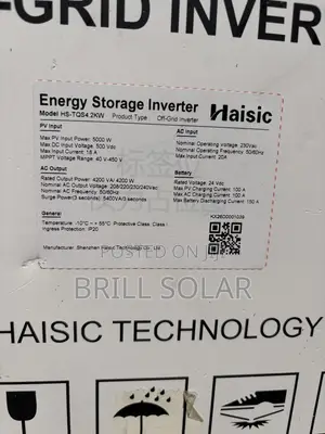 4.2kVA/8kWh Haisic All-in-One Energy Storage System
