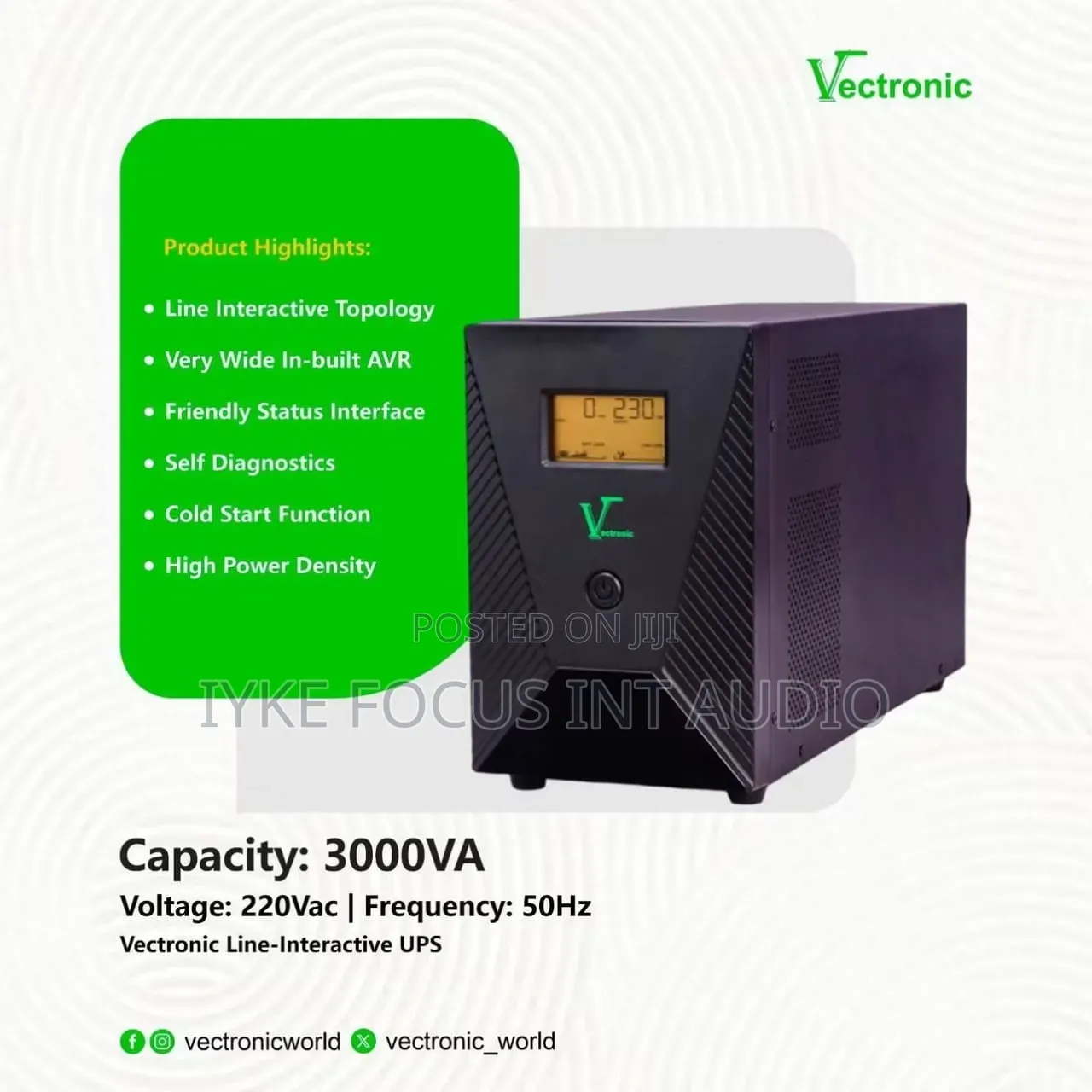 Vectronics Line Interactive 3kva