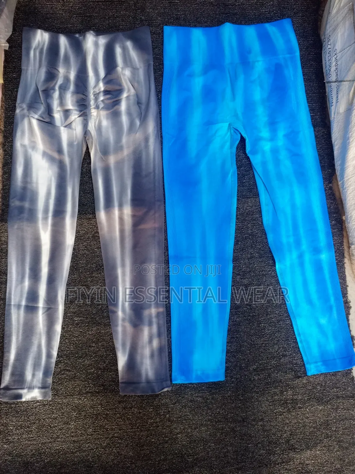 High-Waist Shiny Leggings