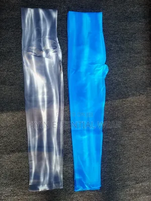 High-Waist Shiny Leggings