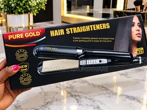 823 New Fashion Gold Hair Straightener