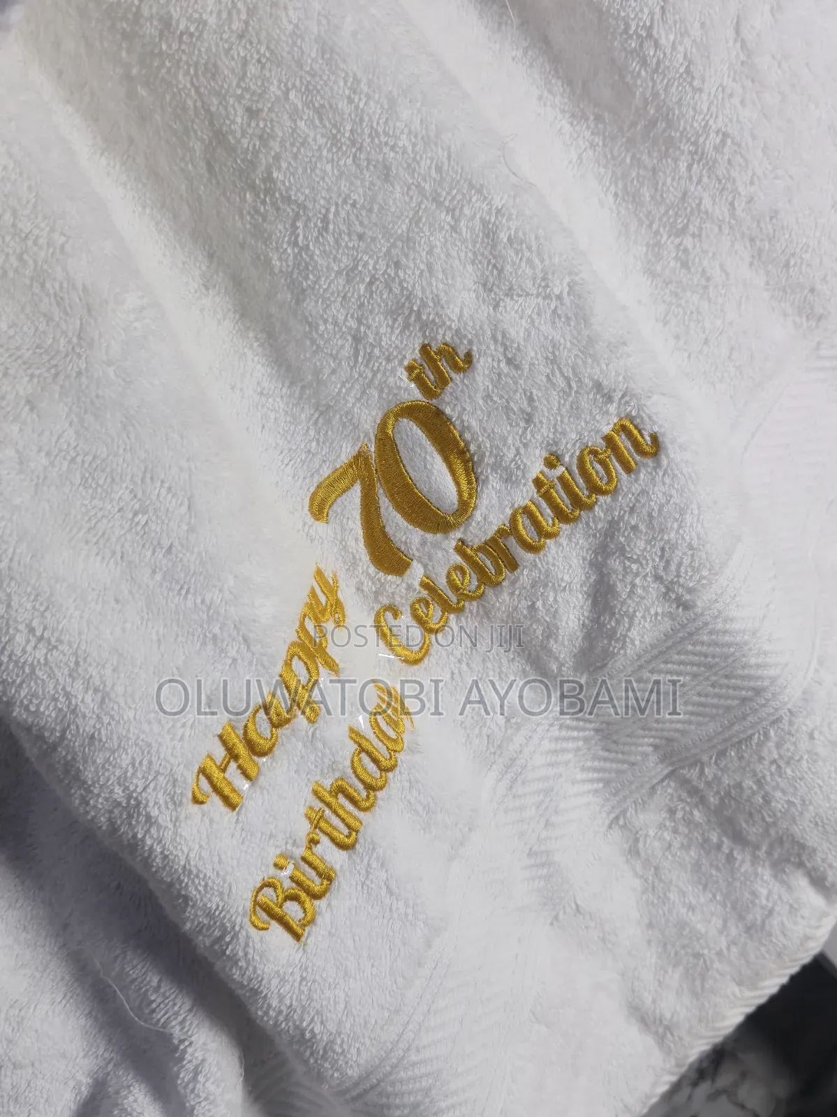 Monogram Branded Towel