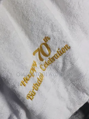 Monogram Branded Towel