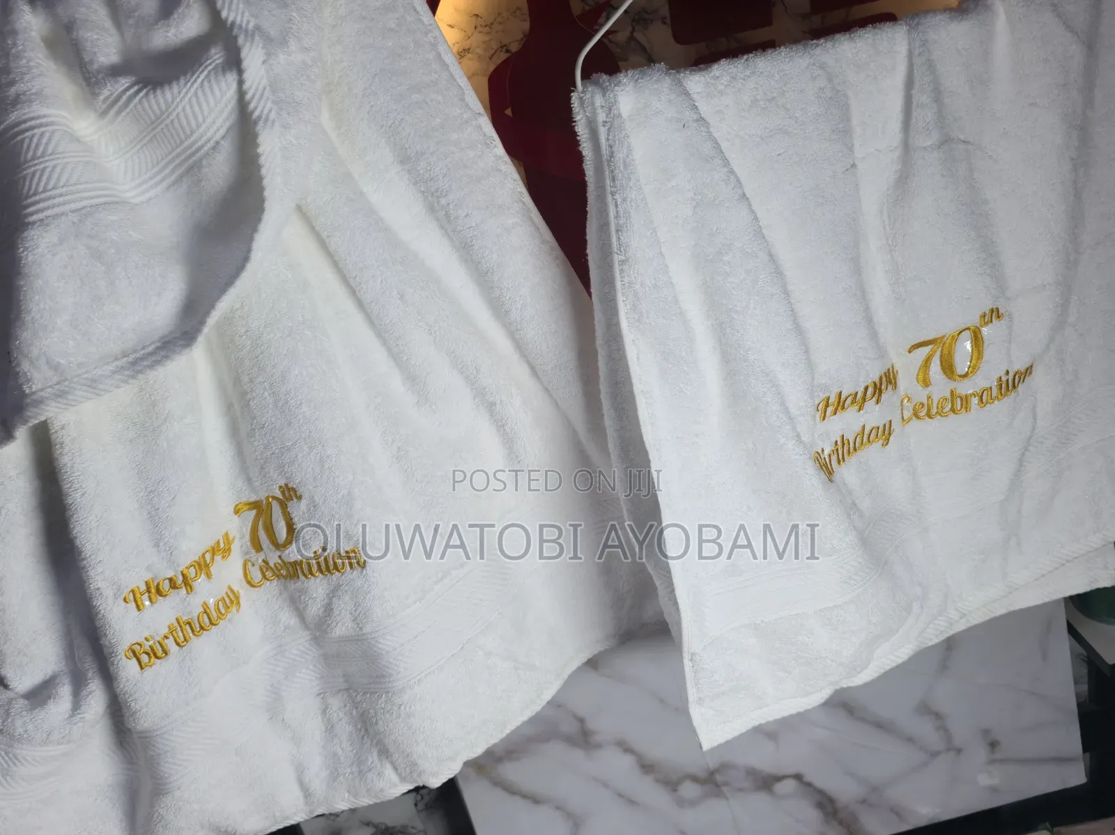 Monogram Branded Towel