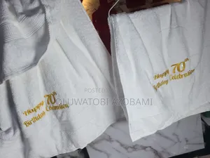 Monogram Branded Towel
