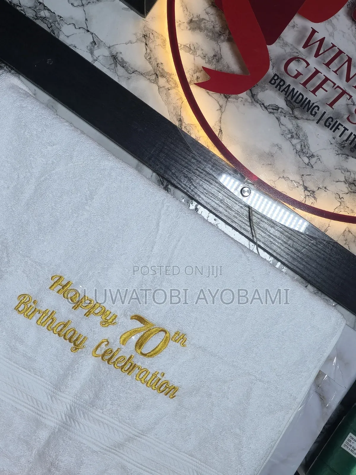 Monogram Branded Towel
