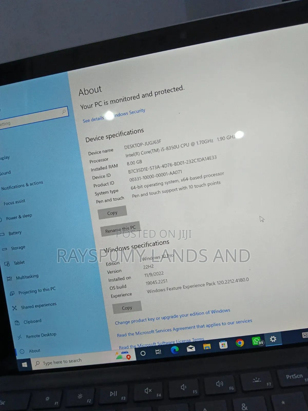 New Laptop Microsoft Surface Pro 6 4GB Intel Core i5 SSD 128GB