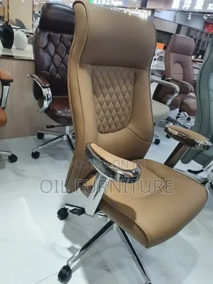 ​High-Back Executive Director Office Chair With Chrome Accents