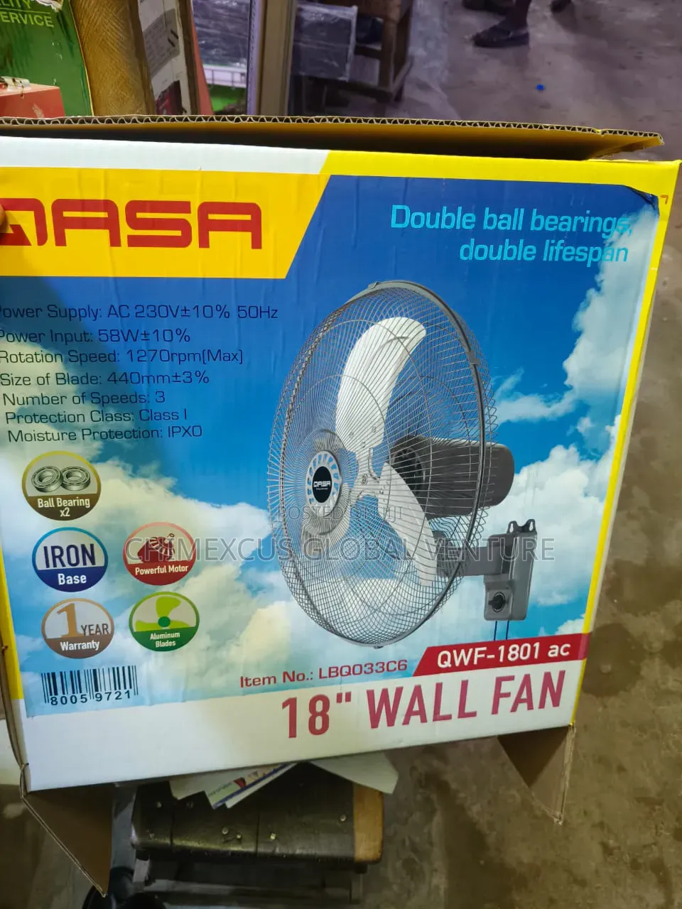 Gasa Wall Fan