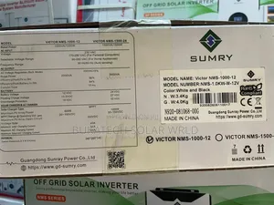 1kva 12v Sumry Hybrid Inverter.