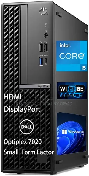 New Desktop Computer Dell Optiplex 7020 SFF 8GB Intel Core i5 SSD 512GB