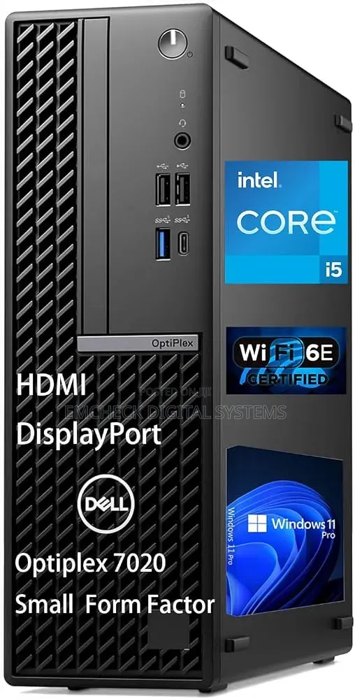 New Desktop Computer Dell Optiplex 7020 SFF 8GB Intel Core i5 SSD 512GB