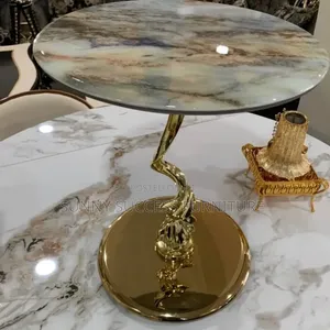 Gold Sculptural Base Pedest