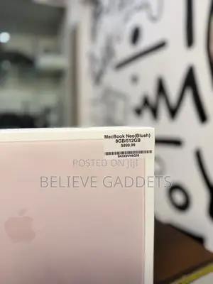 New Laptop Apple MacBook Neo 2026 8GB SSD 512GB