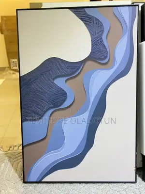 Luxury 3D Textured Abstract Wall Art – 80×120cm