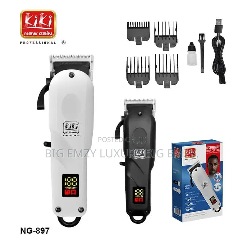Wireless and Rechargeable Kiki Digital Clippers.