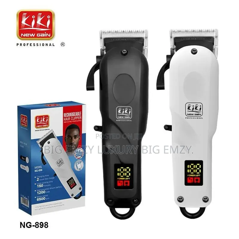 Wireless and Rechargeable Kiki Digital Clippers.