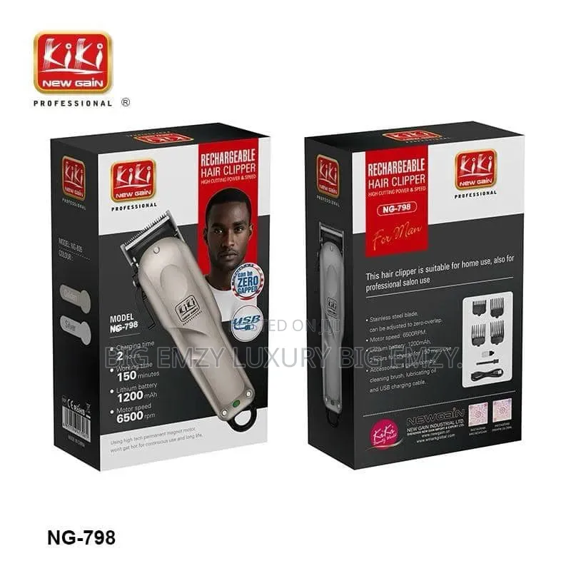 Wireless and Rechargeable Kiki Digital Clippers.