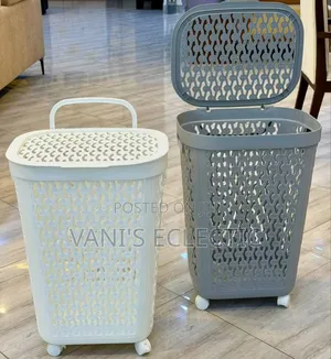 Premium 75L Laundry Hamper With Wheels and Lid