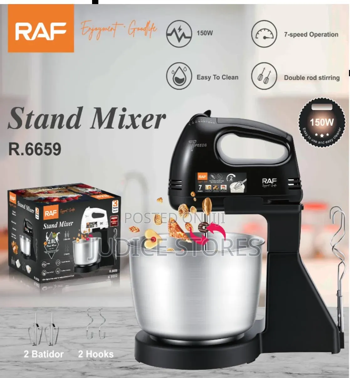 2.8 Liters RAF Cake Mixer