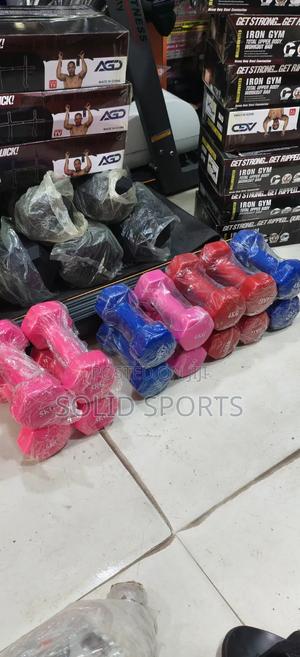 5kg Rubber Coated Dumbbell Set