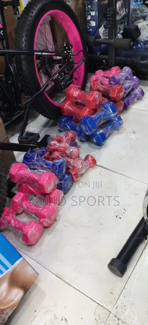 6kg Rubber Dumbbells