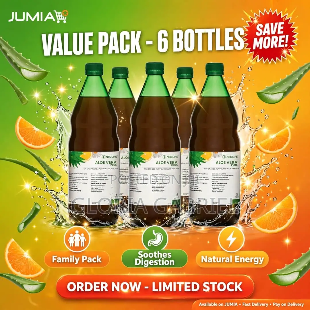 Aloe Vera Plus Orange 1 Litre – Refreshing Aloe Vera Drink