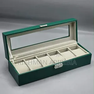 Designer Leather Wristwatch Organizers 
6 in 1