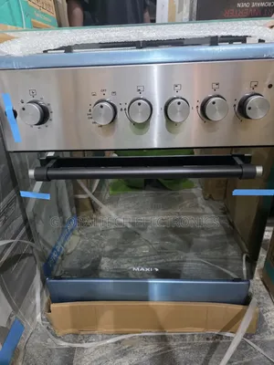 Maxi 6060 3+1 Inox Style Gas Cooker With Oven